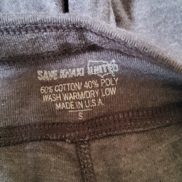 Save Khaki United Men's Lounge Knit Jogger Pants Size S Grey New - Picture 7 of 7